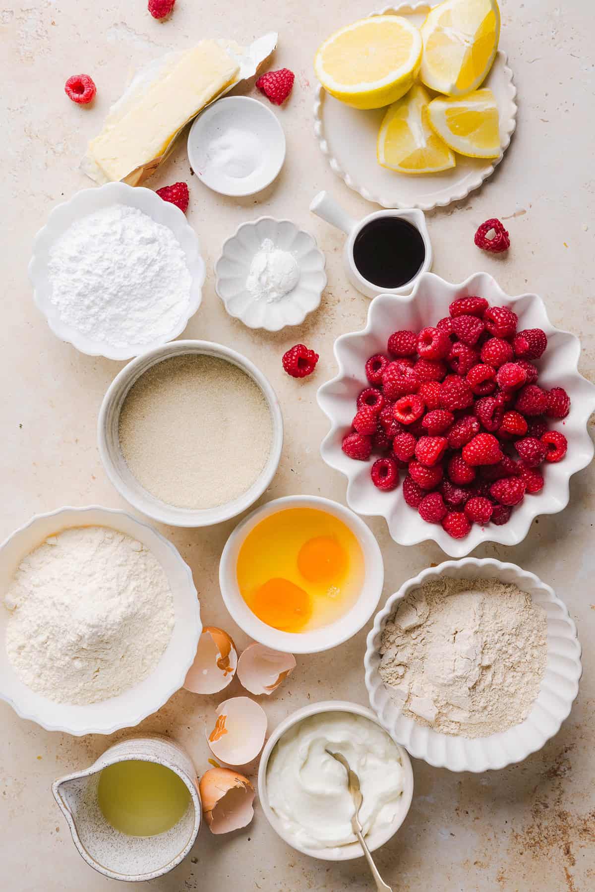 Make the BEST Raspberry Lemon Yogurt Bread with fresh raspberries, protein-packed Greek yogurt, and bright lemon flavor. This moist, wholesome quick bread is perfect for breakfast, brunch or dessert!